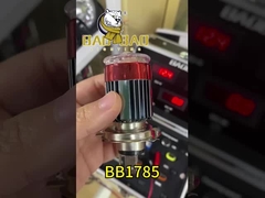 H4 BA20D Siyah Hücre 80V Evrensel Motosiklet LED Far Lambası