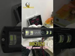 Evrensel Metal Beyaz Sarı Çift Renkli Motosiklet LED Far Araba İş Işığı