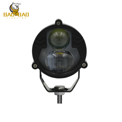 2 ışın Beyaz Sarı Flaş 80V Motosiklet Evrensel LED Fener