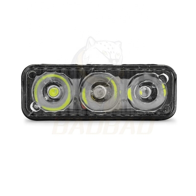 3 LED dönme lambası 9W sabit flaş Motosiklet için su geçirmez ışık