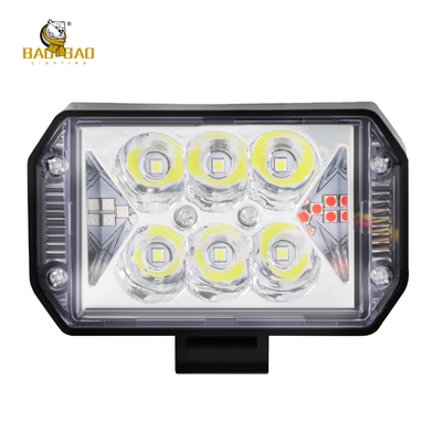 Beyaz Parlak Mavi Kırmızı Metal LED Far Motosiklet Sis Lampu