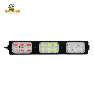 Fancy Light Bar 18 LED Modül Lamba Kırmızı Mavi Yanıp sönen Bisiklet Dekorasyonu
