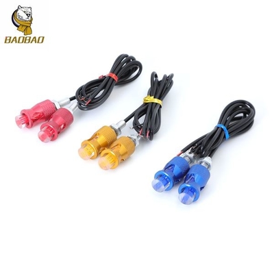 Mini Fancy Light Red Blue Yellow Green Alüminyum HONDA Bisiklet Dekorasyonu