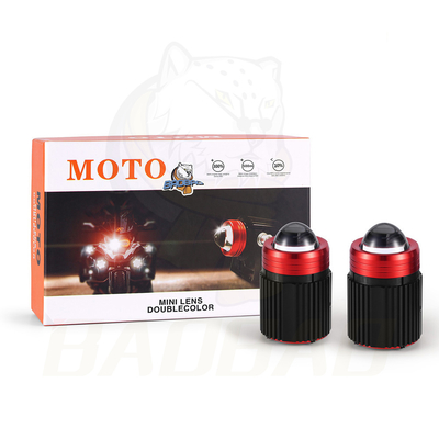 46W Metal Beyaz Sarı Motosiklet Yardımcı LED Sürüş Mini Sis Işığı