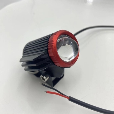 80V Alüminyum Beyaz Sarı Flash Mini LED Lens Far Fener Sis Işığı