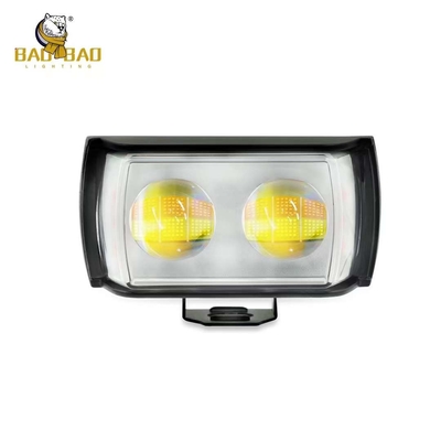 Metal Plastik 2 LED Beyaz Sarı Çift RGB Renkli Projekör Sis Işığı
