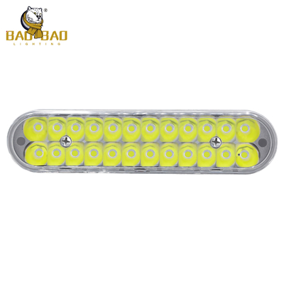 24 Beads Super White Metal 80V High Beam Motosiklet Işığı CG LED Far için