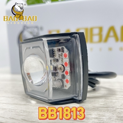 1 LED Motosiklet LED çok renkli Mini Light Lucency Motosiklet Spotlight