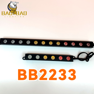 6 LED 12 LED VIP Light Kırmızı Mavi Strobe Şık Modül CG