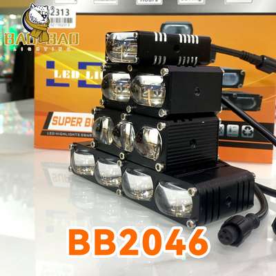 25W Beyaz Sarı Çift Renkli Yemek Motosiklet LED Işık Evrensel Spotlight