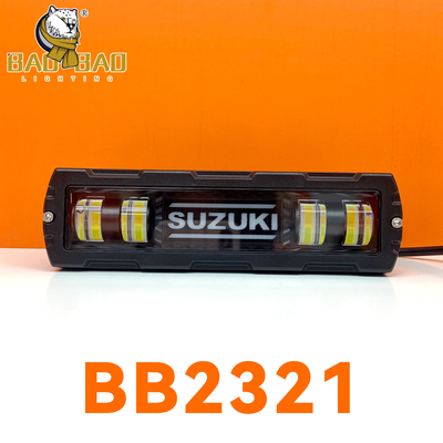 Metal Beyaz Sarı Çift Renkli Motosiklet LED Sis Işığı Dış Çalışma Işığı