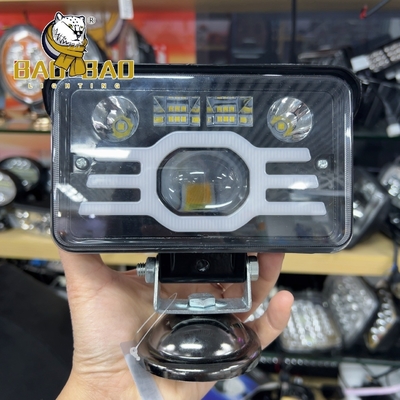 3 inç LED İş Işığı Beyaz Sarı Çift Renkli Kamyon için Araba için 4x4 Aksesuarları
