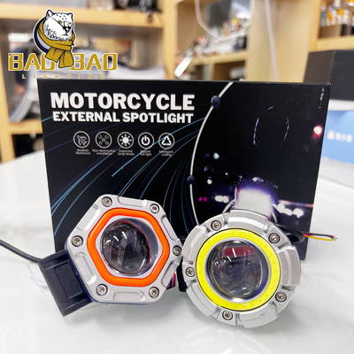 Işıklar Projektör Lamba Beyaz Sarı RGB Sis Farları Motosikletler İçin