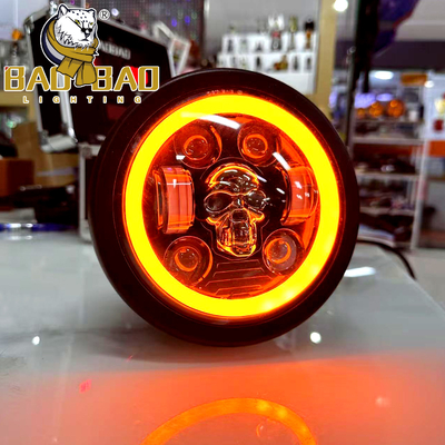 Alüminyum 12V 5.75 İnç Motosiklet Ön LED Far HONDA CG CN GN CD70 İçin
